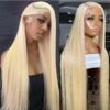 #613 Blonde 13×6 HD Lace Silky Straight 40 inch Full Frontal Wig