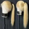 #613 Blonde Silky Straight Full Lace Wig