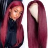 #99J 13×4 Transparent Lace Straight Full Frontal Wig