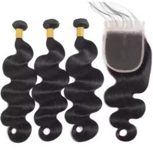 Body Wave Bundles With Hd Lace Closure