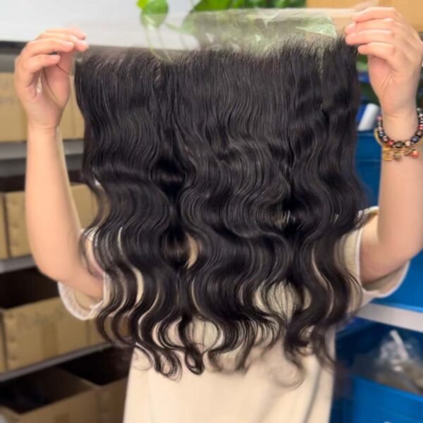 #Natural Color HD Lace& Transparent Lace Frontal 100% Human Hair