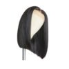 #Natural Color Blunt Cut Bob Wig