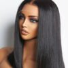 #Natural Color Blunt Cut Bob Wig