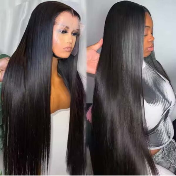 RawHair Cuticle Intact Silky Straight HD Lace 12-40 inch Full Frontal Wig