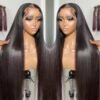 RawHair Cuticle Intact Silky Straight HD Lace 12-40 inch Full Frontal Wig