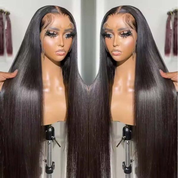 RawHair Cuticle Intact Silky Straight HD Lace 12-40 inch Full Frontal Wig