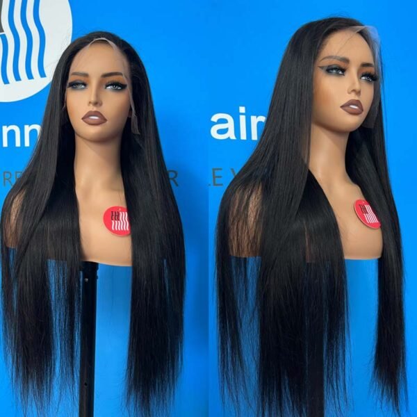 RawHair Cuticle Intact Silky Straight HD Lace 12-40 inch Full Frontal Wig